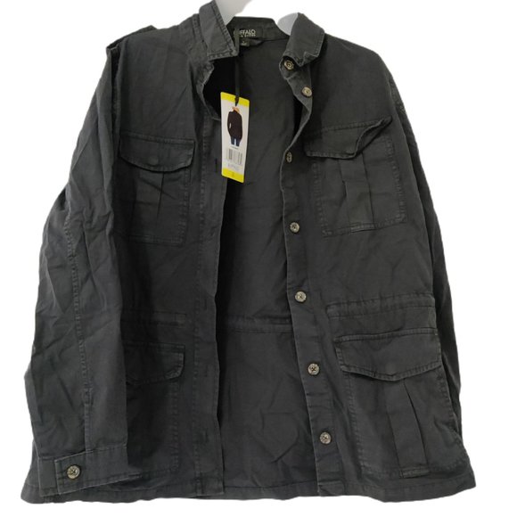 NWT Buffalo David Bitton Women's Black Military Style Jacket Size S $45 C370 - Picture 2 of 3